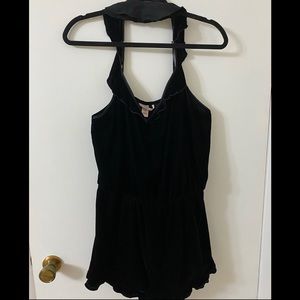 Black Velvet Victorias Secret Romper
